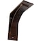 Ekena Millwork Morris Steel Bracket, Antiqued Copper 3"W x 8"D x 8"H BKTM03X08X08MOACO - alternate 1
